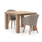 Intenso Tropea/ROUGH-X 100cm dining tuinset 3-delig