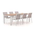 Bellagio Dranera/Fidenza 220cm dining tuinset 7-delig stapelbaar