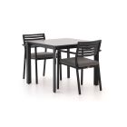 Bellagio Rumo/Sestino 90cm dining tuinset 3-delig stapelbaar