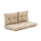 Madison Florance loungekussenset rug ca. 60x40cm zit ca. 60x60cm 4-delig