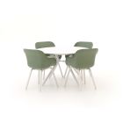 Hartman Le Soleil/Sora ø127cm dining tuinset 5-delig