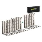 Madison tuinkussen set van 6 hoge rug