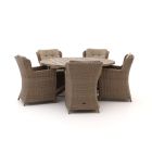 Intenso Milano/ROUGH-Y ø 150cm dining tuinset 6-delig