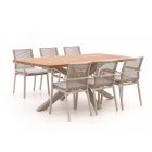 Bellagio Marudo/Induno Deens Ovaal 220cm dining tuinset 7-delig stapelbaar