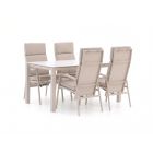 Bellagio Bondeno/Sestino 160cm dining tuinset 5-delig verstelbaar