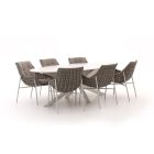 Manifesto Novara/Furato ellips 240cm dining tuinset 7-delig