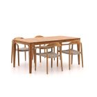 Bellagio Berbaro/Bruca 170cm dining tuinset 5-delig stapelbaar