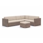 ROUGH-C hoek loungeset 5-delig 6-zits