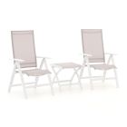 Bellagio Avenza/Pronto balkonset 3-delig verstelbaar