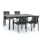 R&S Design Altea/Fidenza 183cm dining tuinset 5-delig stapelbaar
