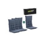 Madison tuinkussen set van 4 hoge rug