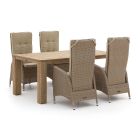 Intenso Fabrizi/ROUGH-X 180cm dining tuinset 5-delig verstelbaar