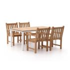 Sunyard Wales/Linosa 180cm dining tuinset 5-delig