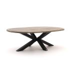 ROUGH-Y Ellips low dining tuintafel 240x120cm