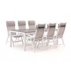 Bellagio Lugo/Fidenza 220cm dining tuinset 7-delig verstelbaar