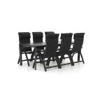 Bellagio Fermo/Sestino 220cm dining tuinset 7-delig verstelbaar