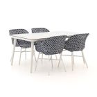 Hartman Delphine/Sophie Studio 170cm dining tuinset 5-delig