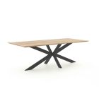 Bellagio Furato dining tuintafel 220x100cm - Teakhout