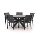Bellagio Anzio/Fidenza ø149cm dining tuinset 6-delig stapelbaar