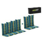 Madison tuinkussen set van 6 hoge rug