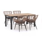 Intenso Asti/Lagundo 180cm dining tuinset 5-delig