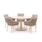 Apple Bee Milou/Melville ø140cm dining tuinset 6-delig