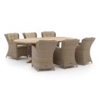 Intenso Milano/ROUGH-Y Ellips 240cm dining tuinset 7-delig