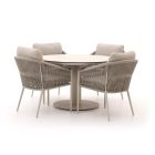 Bellagio Mineo/La Fonte ø120cm dining tuinset 5-delig