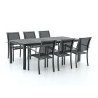 Bellagio Anzio/Fidenza 220cm dining tuinset 7-delig stapelbaar