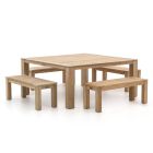 ROUGH-X 170x170cm picknickset 5-delig