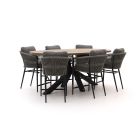 Bellagio Mineo/ROUGH-Y Ellips 240cm high dining tuinset 7-delig