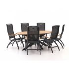 Hartman Da Vinci/Stephanie 240cm dining tuinset 7-delig verstelbaar