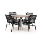 Intenso Parma/ROUGH-K ø 115cm dining tuinset 5-delig