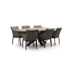 Apple Bee Milou/ROUGH-Y Ellips 240cm dining tuinset 7-delig