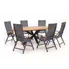 Hartman Troy/Stephanie 240cm dining tuinset 7-delig verstelbaar