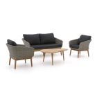 Intenso Borgetto/ROUGH-K stoel-bank loungeset 4-delig