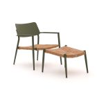 Bellagio Cino lounge tuinstoel met voetenbank stapelbaar