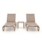 Forza Russi ligbed set 3-delig stapelbaar verstelbaar