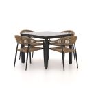 Manifesto Belpasso/Sestino 90cm dining tuinset 5-delig stapelbaar