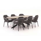 Bellagio Cupello/ROUGH-Y Ellips 200cm dining tuinset 7-delig