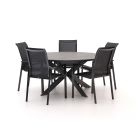 R&S design Centallo/Fidenza ø149cm dining tuinset 6-delig stapelbaar