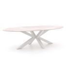 Bellagio Induno Ellips dining tuintafel 280x130cm