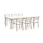 Bernstein Freiburg 220cm dining tuinset 7-delige stapelbaar