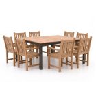 Sunyard Wales/Linosa 160x160cm dining tuinset 9-delig