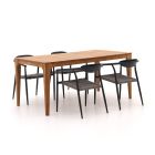Manifesto Cavone/Bruca 170cm dining tuinset 5-delig stapelbaar