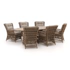 Intenso Milano/ROUGH-Y Ellips 240cm lounge-dining tuinset 7-delig