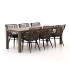 Intenso Busso/ROUGH-S 220cm dining tuinset 7-delig