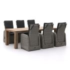 Intenso Umbria/ROUGH-X 240cm dining tuinset 7-delig verstelbaar