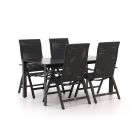 Bellagio Avio/Sestino 160cm dining tuinset 5-delig verstelbaar