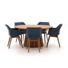 Hartman Sophie Studio/Santa Severina ø 150 cm Gartenmöbel-Set 6-teilig